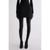 Balenciaga Hourglass Wool Gabardine Miniskirt In 1000 Black