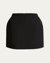 Balenciaga Black Hourglass Mini Skirt In Noir