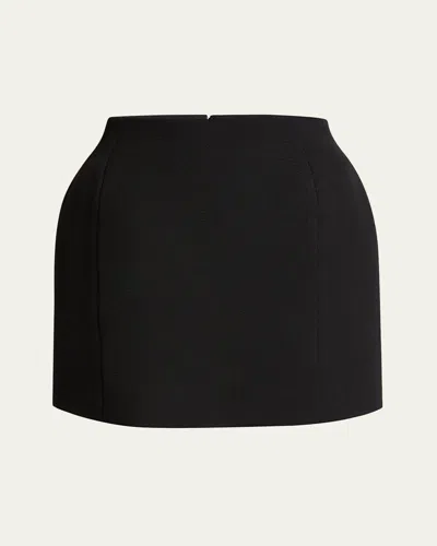 BALENCIAGA HOURGLASS WOOL MINI SKIRT