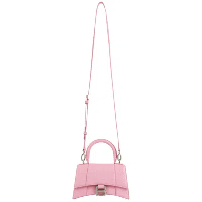 Pre-owned Balenciaga Hourglass Xs Handbag 'pink'