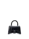 Balenciaga Small Hourglass Top-handle Bag In Black