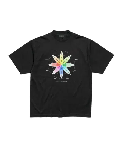 Balenciaga How Do You Feel Medium Fit T-shirt In Black