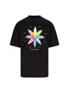 Balenciaga Short Sleeve Crew Neck Graphic Print T-shirt In Black