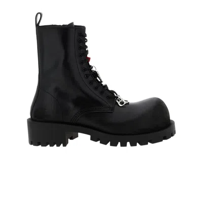 Pre-owned Balenciaga Hummer Lace-up Boot 'black Leather' | Men's Size 42