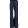 Balenciaga Hybrid Baggy Flare Jeans In Outback Blue