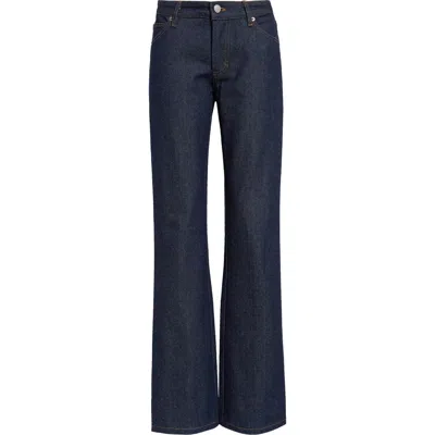 Balenciaga Hybrid Baggy Flare Jeans In Outback Blue