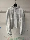 Balenciaga Hybrid Biker Jacket In Gray