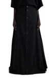 BALENCIAGA HYBRID MAXI SKIRT WOOL BARATHEA PANTS