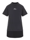 Balenciaga Women Hybrid T-shirt Dress With Sport Icon Logo In Black