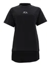 Balenciaga Women Hybrid T-shirt Dress With Sport Icon Logo In Multi