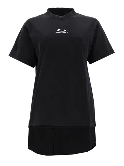 BALENCIAGA "HYBRID SHIRT" DRESS