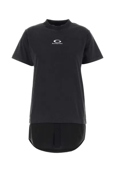 BALENCIAGA BALENCIAGA HYBRID SHIRT DRESS