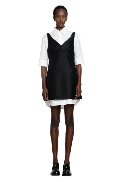 Balenciaga Hybrid Shirt Mini Dress In White