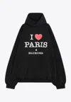 Balenciaga Large Fit Graphic Hoodie