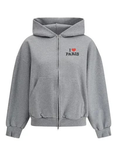 BALENCIAGA I LOVE PARIS ZIP-UP HOODIE
