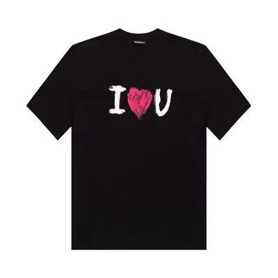 Pre-owned Balenciaga I Love You T Shirt 'black/white'