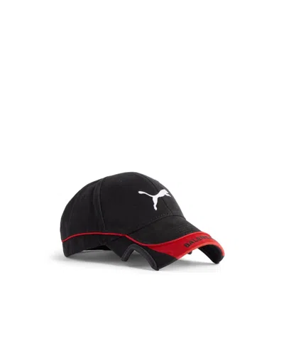 Balenciaga I Puma Cap In Black/red