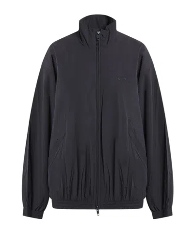Balenciaga Lightweight Black Icon Jacket Women In Blue