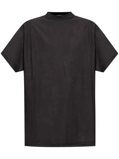 Balenciaga Inside-out T-shirt In Black