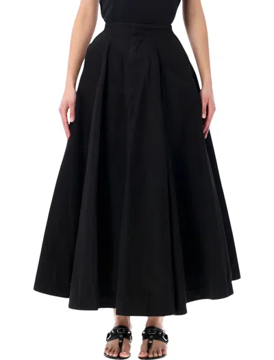 Balenciaga Inspired Goof T Maxi Skirt With Utility Pockets In Nero