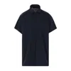 Balenciaga Intertwined Design Polo Shirt With Aesthetic In Blue
