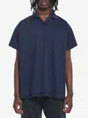 Balenciaga Logo's Polo Shirt In Blue