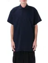 Balenciaga Men's Interwined Polo T-shirt In Blue