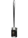 Balenciaga Mini Leather Mobile Phone Holder With Removable Shoulder Strap In Black