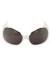 Balenciaga Gotham Injected Nylon Wrap Sunglasses