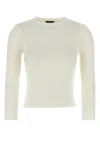 Balenciaga Ivory Wool Blend Sweater