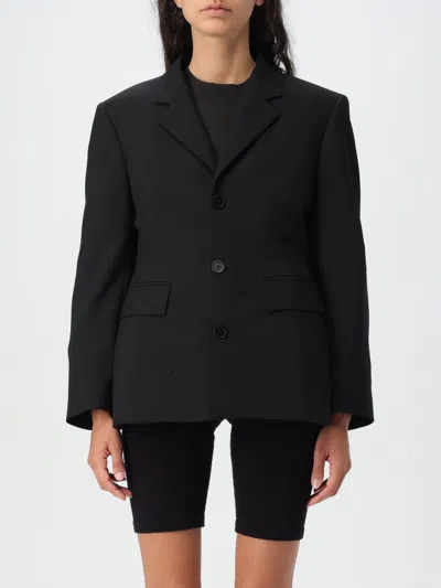 Balenciaga Jacket  Woman Color Black In Schwarz