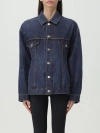 Balenciaga Jacket  Woman Color Indigo In Indigo