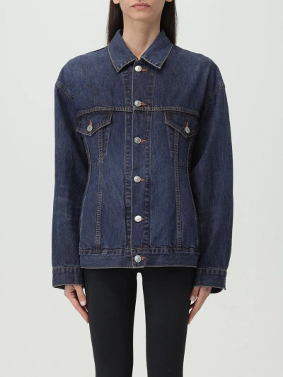 Balenciaga Jacket  Woman Color Indigo In Blue