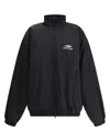 Balenciaga Women's 3b Sports Icon Small Fit Tracksuit Jacket In Black