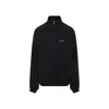 Balenciaga Oversized Windbreaker Jacket In Black