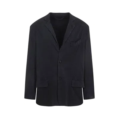 Balenciaga Oversized Single-breasted Blazer In Black