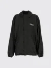 Balenciaga Polyester Jacket With Elastic Cuffs And Hooded Design In Black