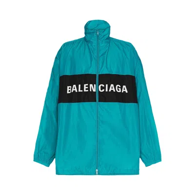 Pre-owned Balenciaga Jacket 'turquoise' In Blue