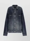 Balenciaga Jacket With Chest Pockets And Long Sleeves In Blue