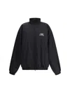 Balenciaga Jacket With Faux Fur Lining In Black