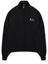 Balenciaga Womens Black Logo-embroidered Cotton-blend Track Jacket In Black