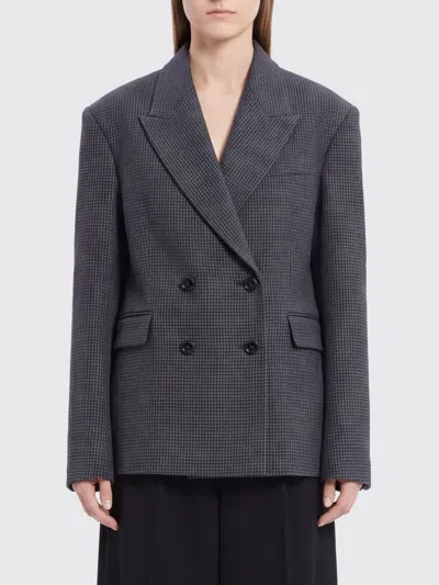 Balenciaga Jacket Woman Color Grey In Gray