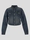 Balenciaga Fitted Denim Jacket Chest Pockets