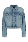 Balenciaga Denim Jacket In Blue