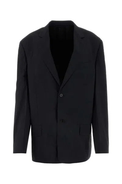 Balenciaga Jackets And Vests In Black