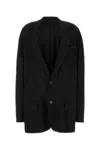 Balenciaga Single-breasted Blazer In Black