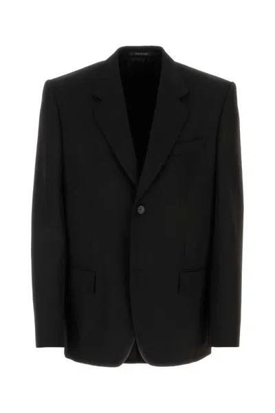 Balenciaga Jackets And Vests In Black