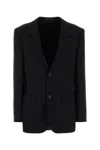 Balenciaga Standard Single-breasted Tailored Blazer In Black In Black
