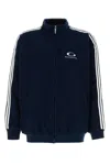 Balenciaga Loop Sports Icon Zip-up Track Jacket In Blue