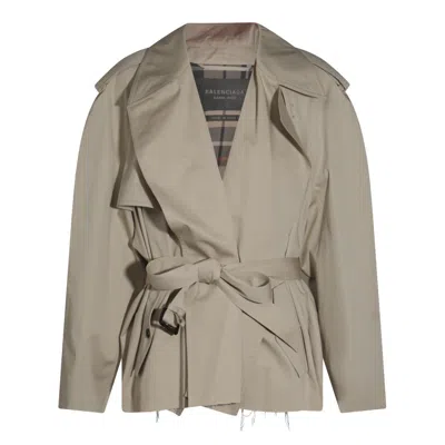 Balenciaga Jackets In Beige